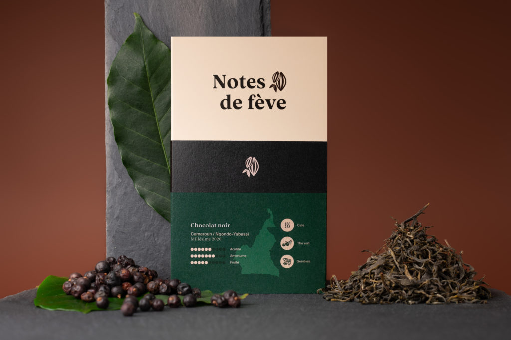 Une tablette entourée de thé et de genièvre